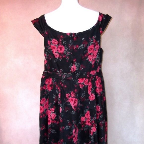 NWT Torrid Floral Off Shoulder Swing Dress Size 14 - Picture 4 of 6